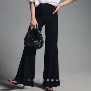 Maeve Black Wide Leg Pants